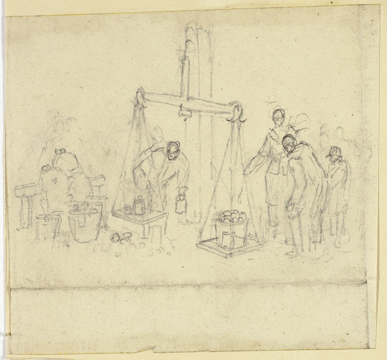 Wagi w Market autorstwa William Henry Pyne