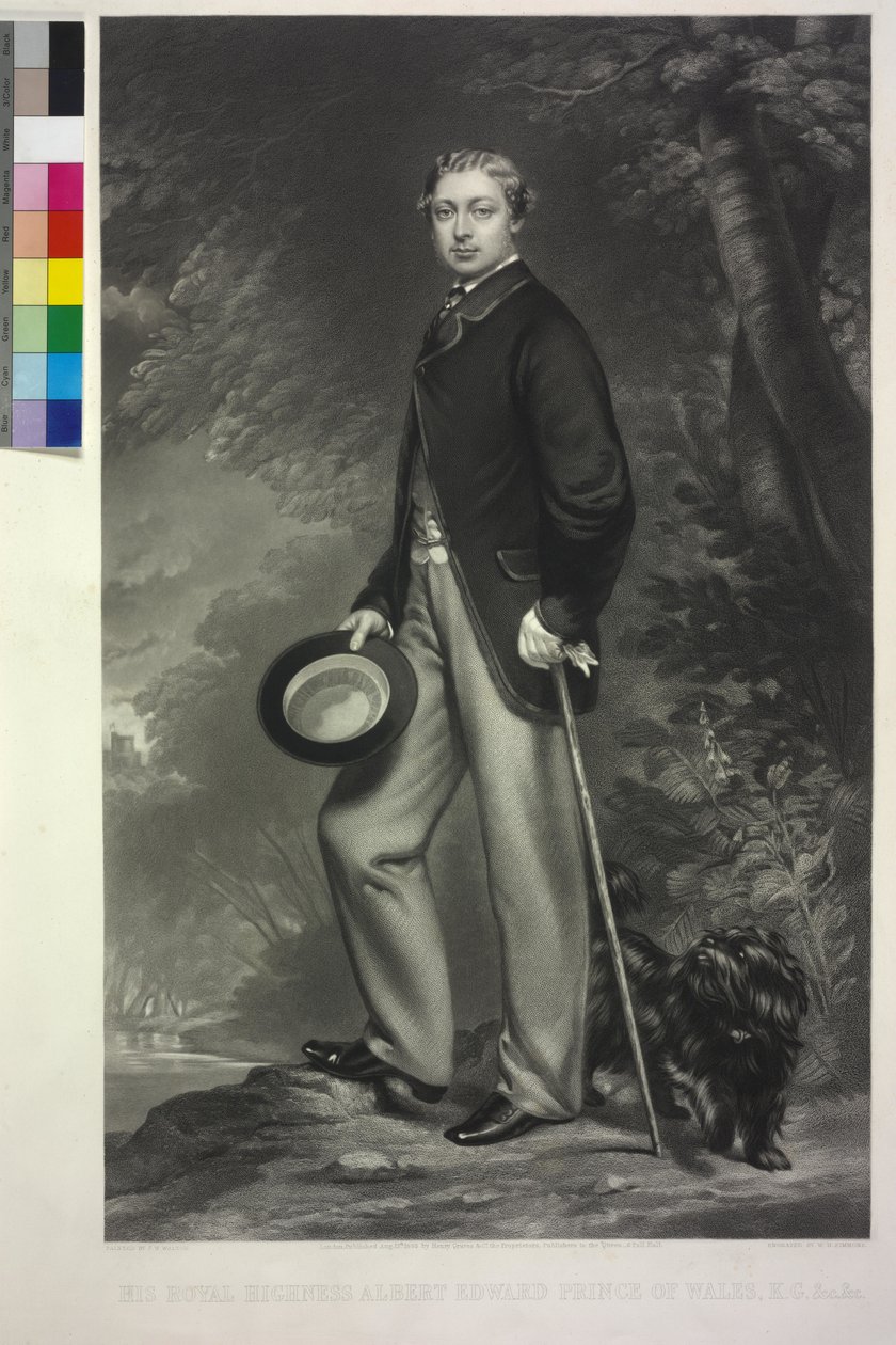Król Anglii Eduard VII autorstwa William Henry Simmons