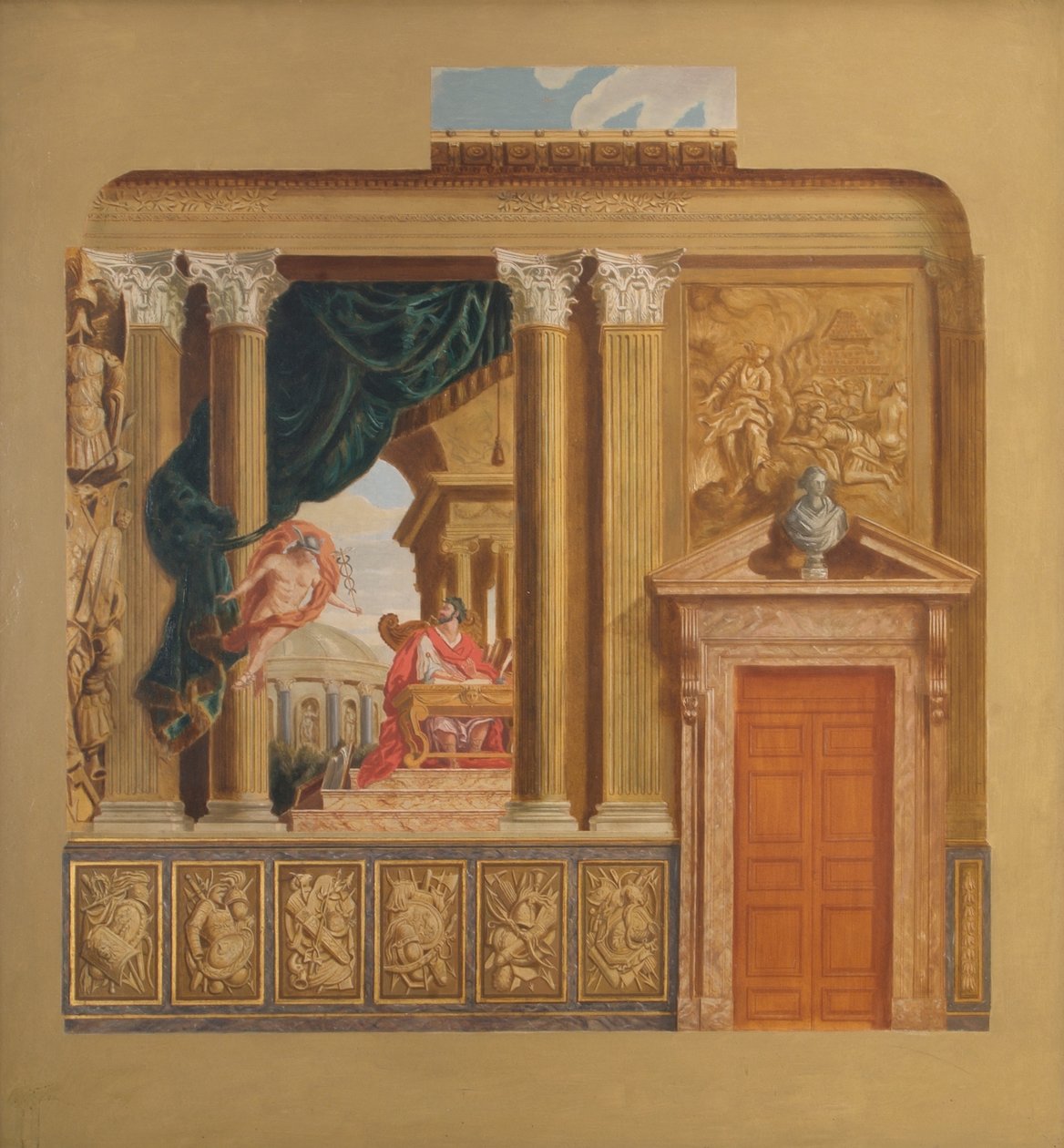 Schody Królewskie, Pałac Hampton Court autorstwa William Herbert Hampton