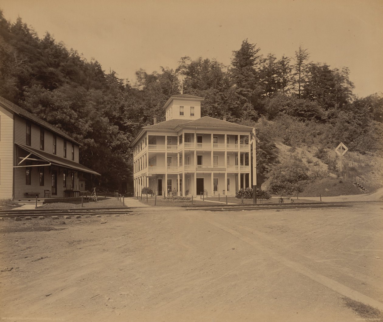Jezioro Owasco, Ensenore Glen House, ok. 1895 (zdjęcie) autorstwa William Herman Rau
