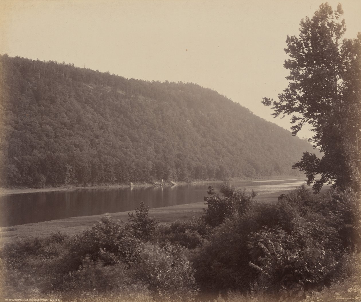 Susquehanna w Standing Stone, ok. 1895 (zdjęcie) autorstwa William Herman Rau