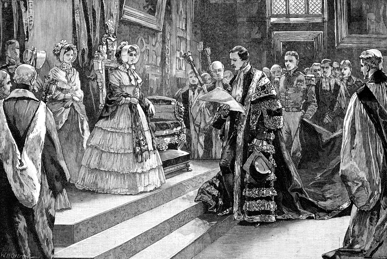 Prezentacja królowej, ok. 1850, 1900 autorstwa William Heysham Overend