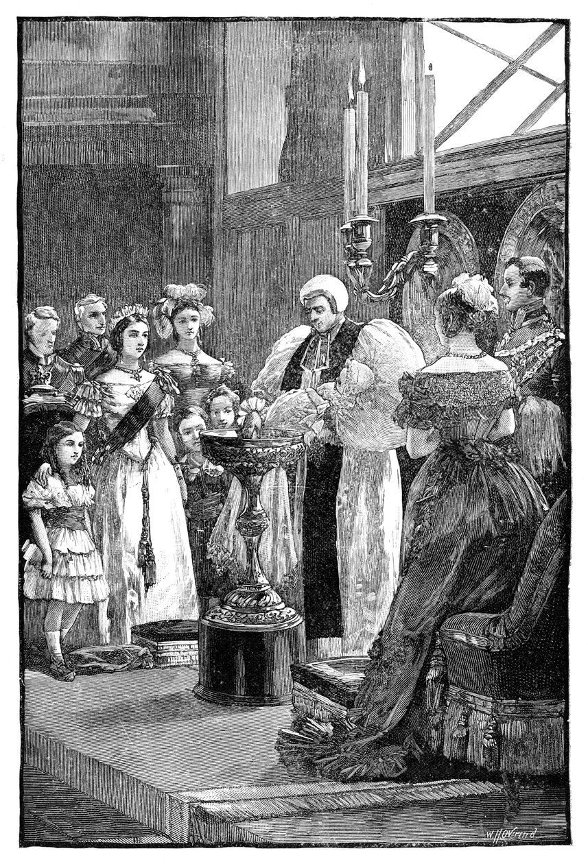 Chrzest Księżnej Luizy, ok. 1848, 1900. autorstwa William Heysham Overend