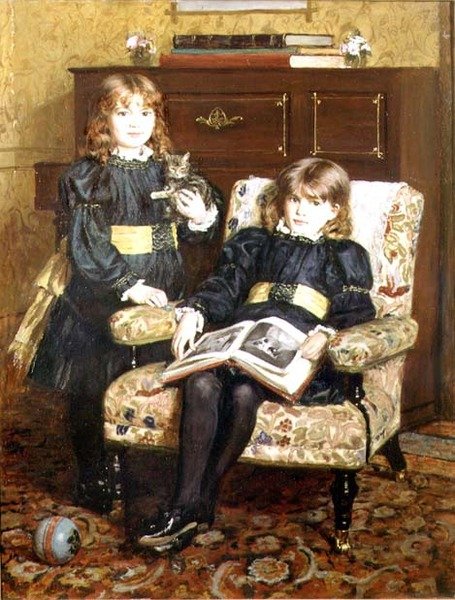 Portret May i Violet Craik autorstwa William Hippon Gadsby