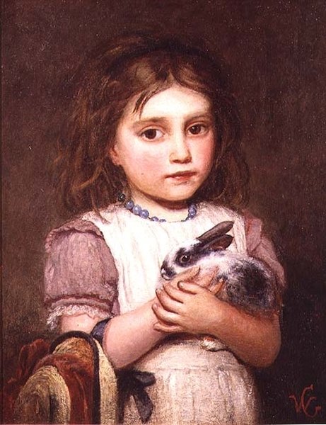 Królik zwierząt domowych autorstwa William Hippon Gadsby