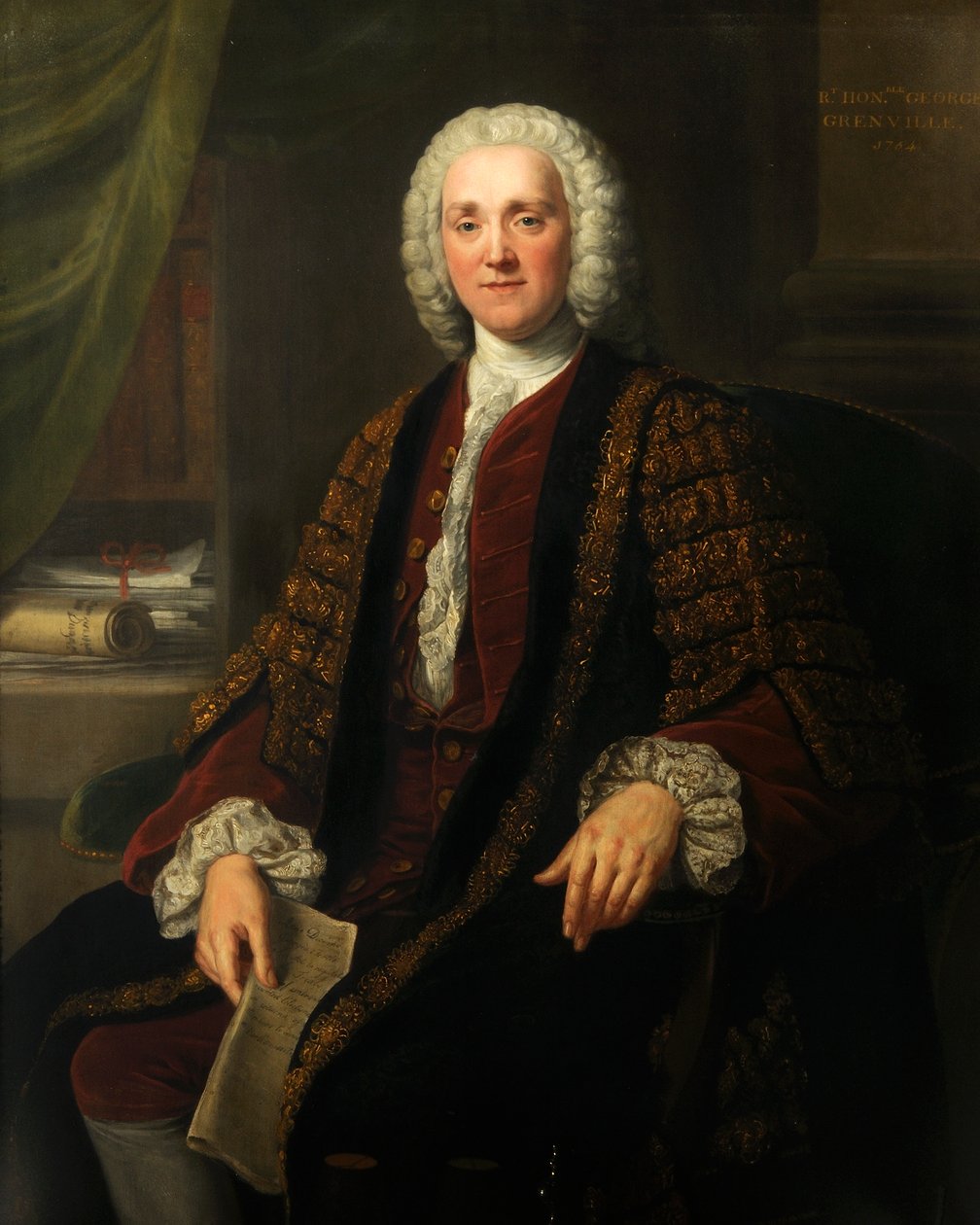 George Grenville (1712-1770) autorstwa William Hoare