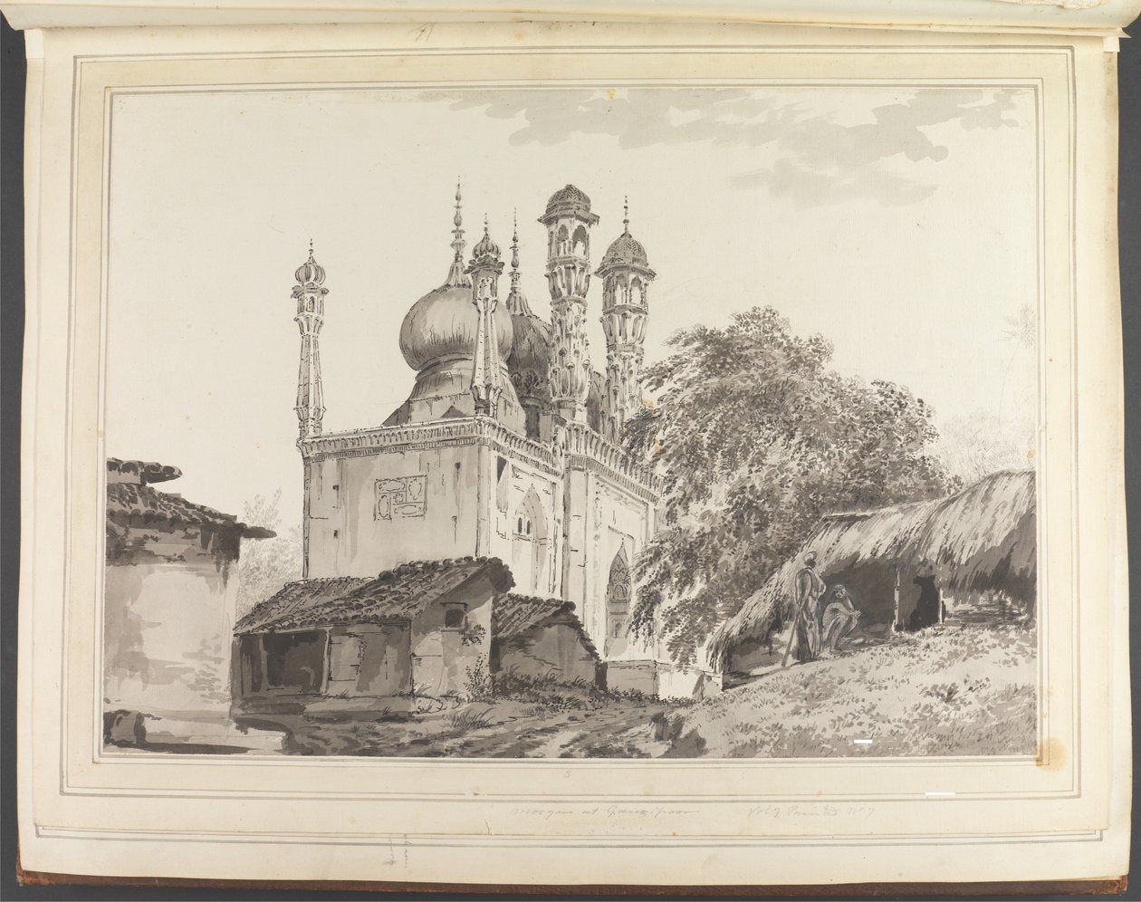 Meczet w Gazipoorze [Ghazipur] autorstwa William Hodges