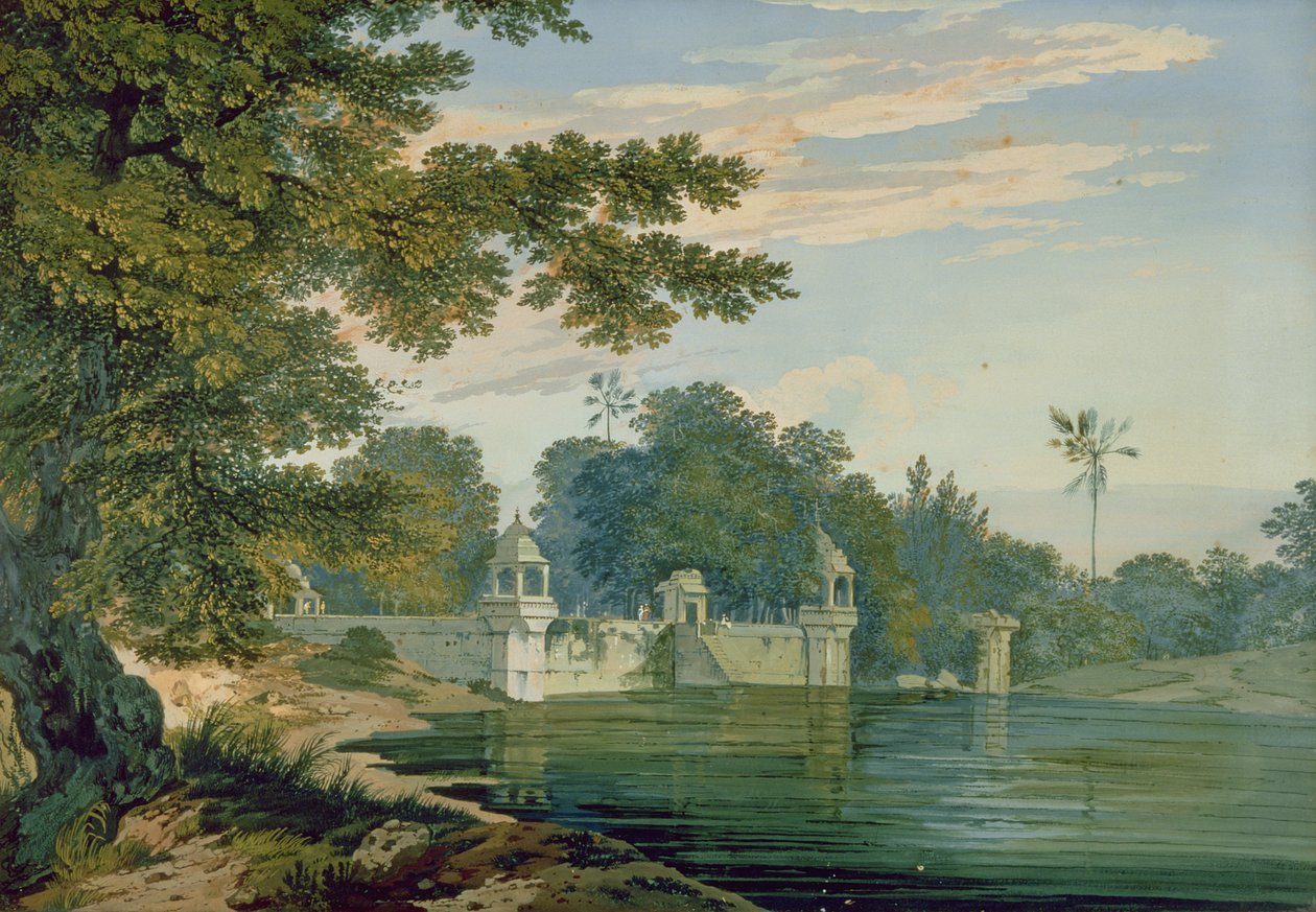 Widok w pobliżu Agry, ok. 1780 autorstwa William Hodges