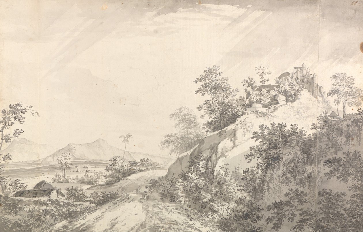 Widok na przełęcz Sicri Gully [Sakrigali] autorstwa William Hodges