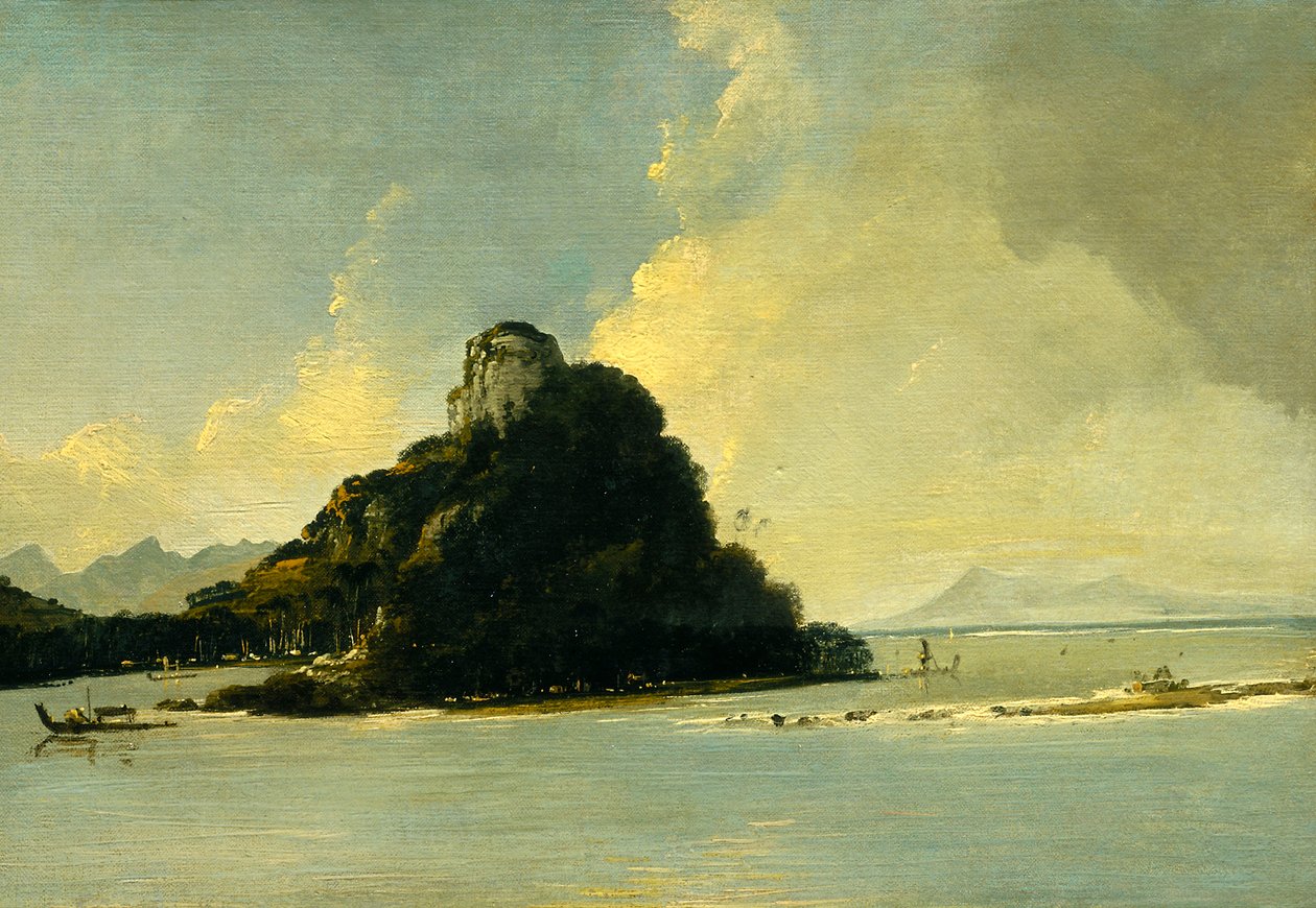 Port Owharee, Huahine autorstwa William Hodges
