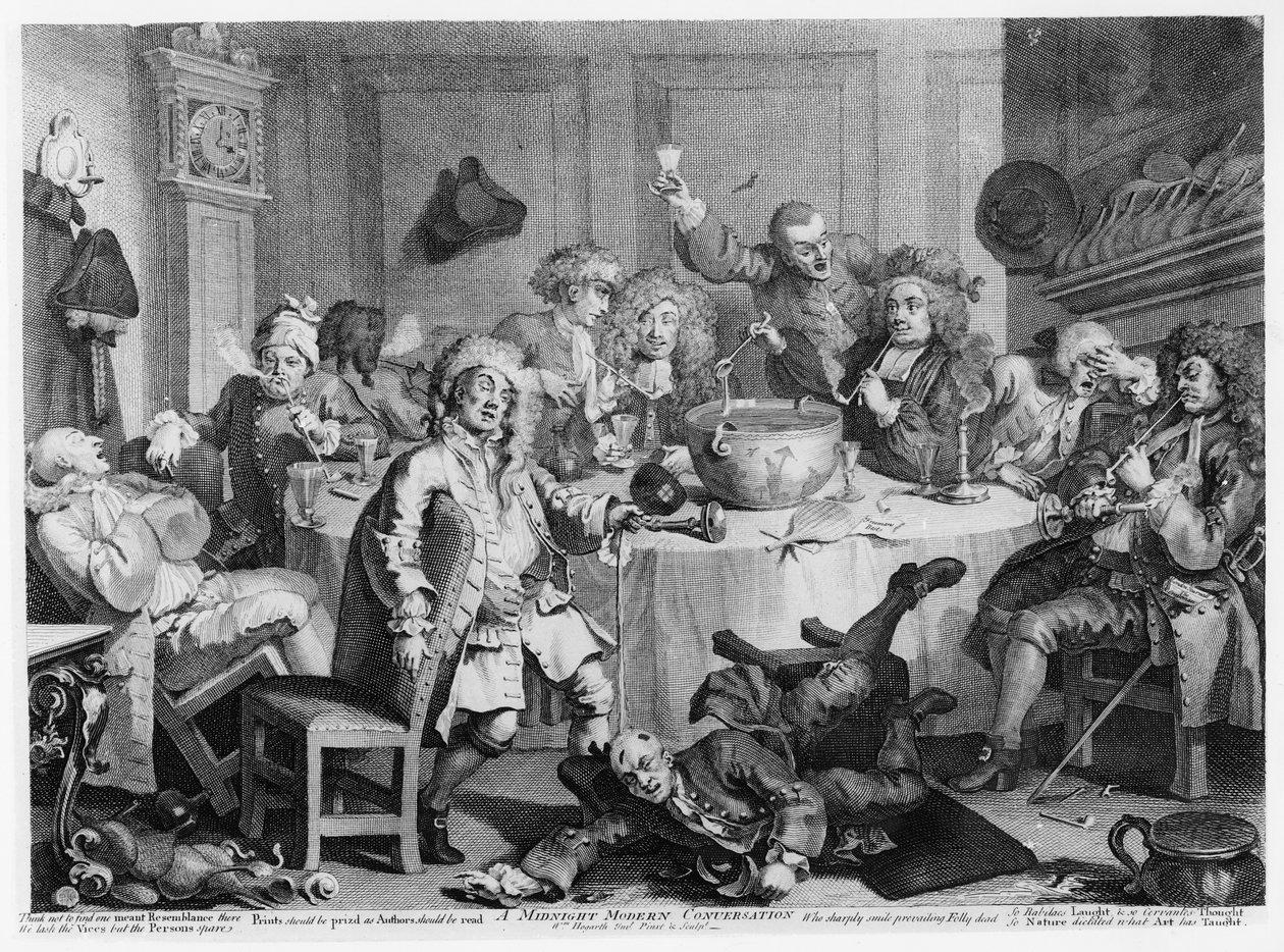 Nowoczesna rozmowa o północy autorstwa William Hogarth