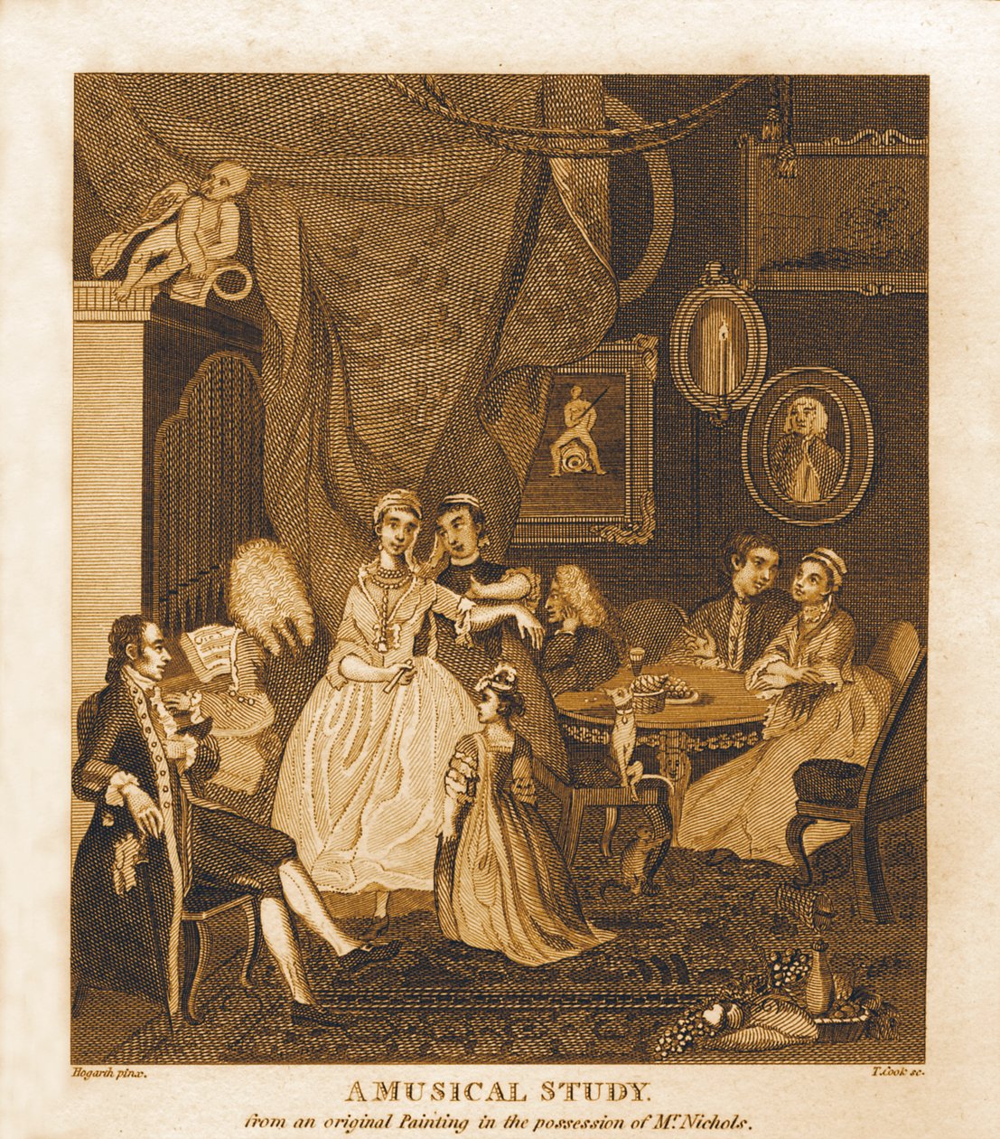 Studium muzyczne Williama Hogartha autorstwa William Hogarth