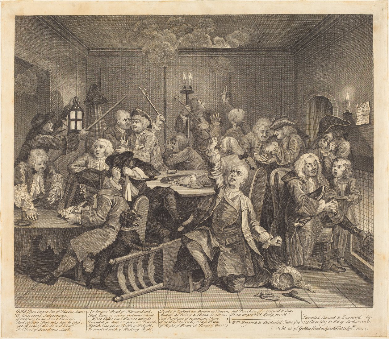 Postęp prowizji: pl.6 autorstwa William Hogarth