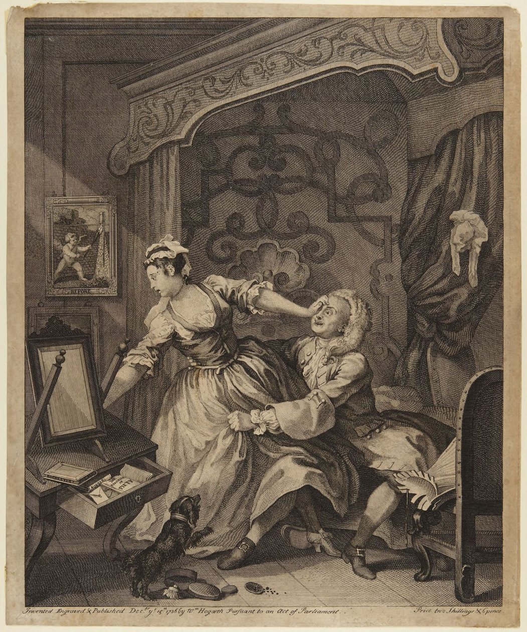 Przedtem autorstwa William Hogarth