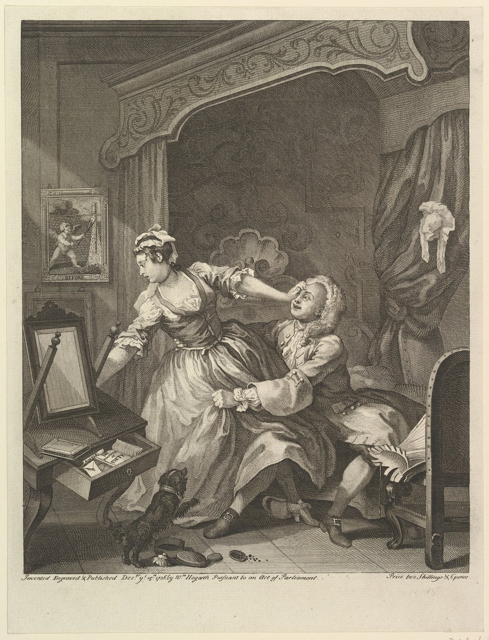 Wcześniej, 15 grudnia 1736. autorstwa William Hogarth