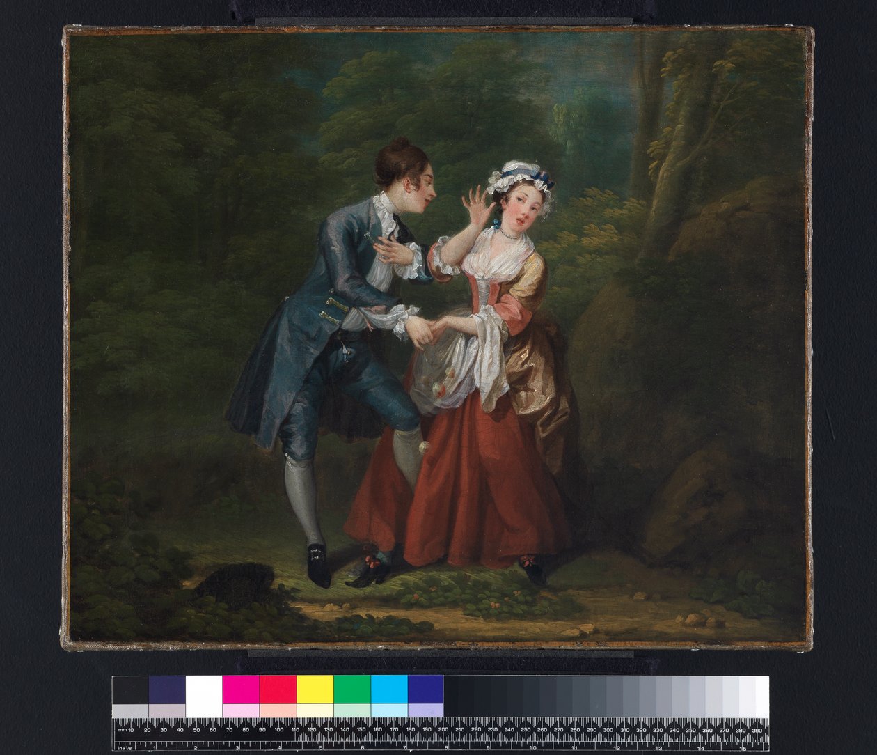Przed, ok. 1730-31 (jeden z pary, zob. 58828) autorstwa William Hogarth
