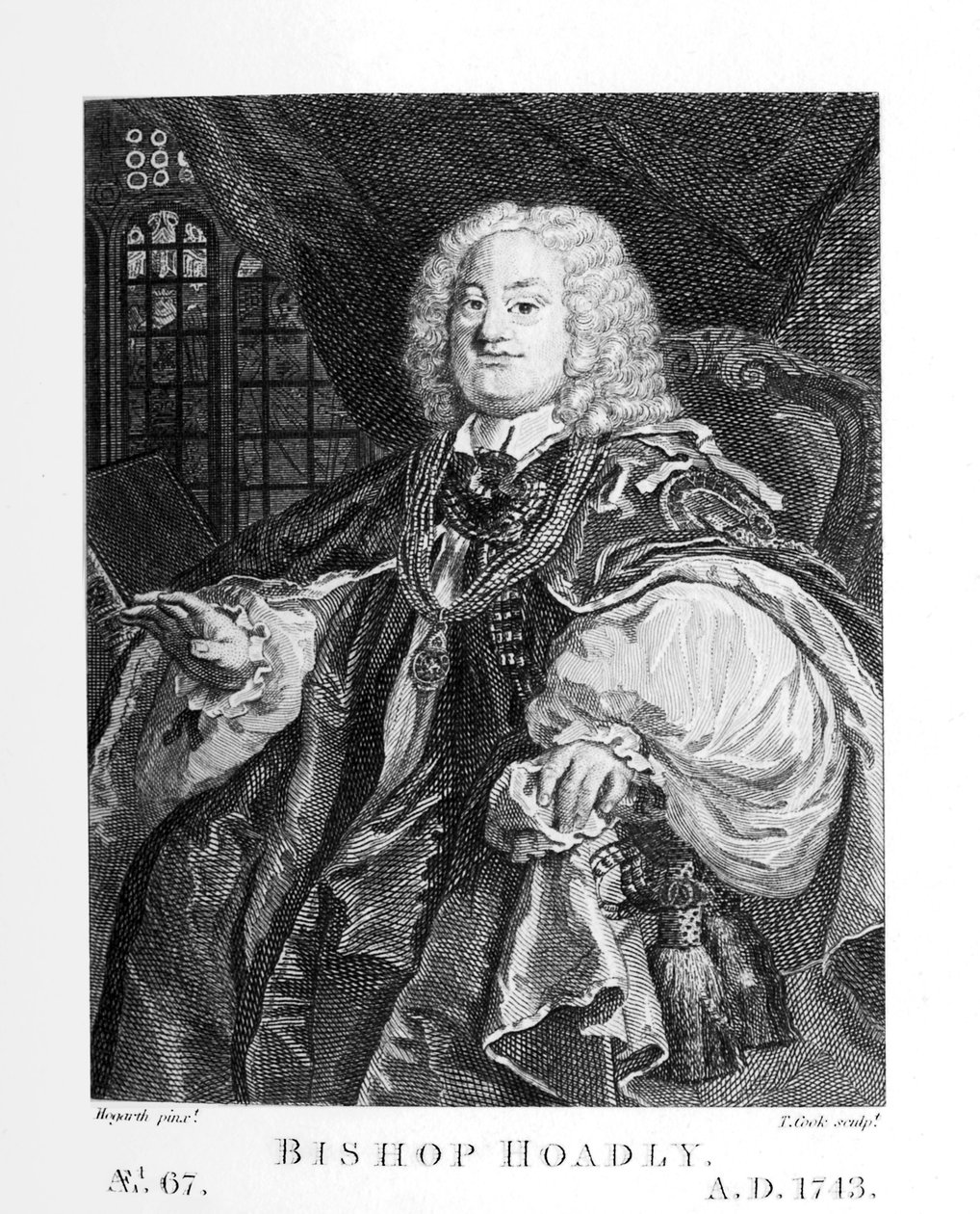 Biskup Hoadly – William Hogarth autorstwa William Hogarth