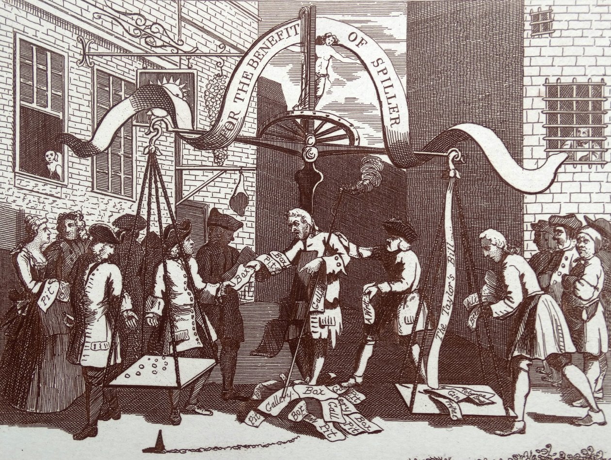 Chłopcy podglądający przyrodę autorstwa William Hogarth