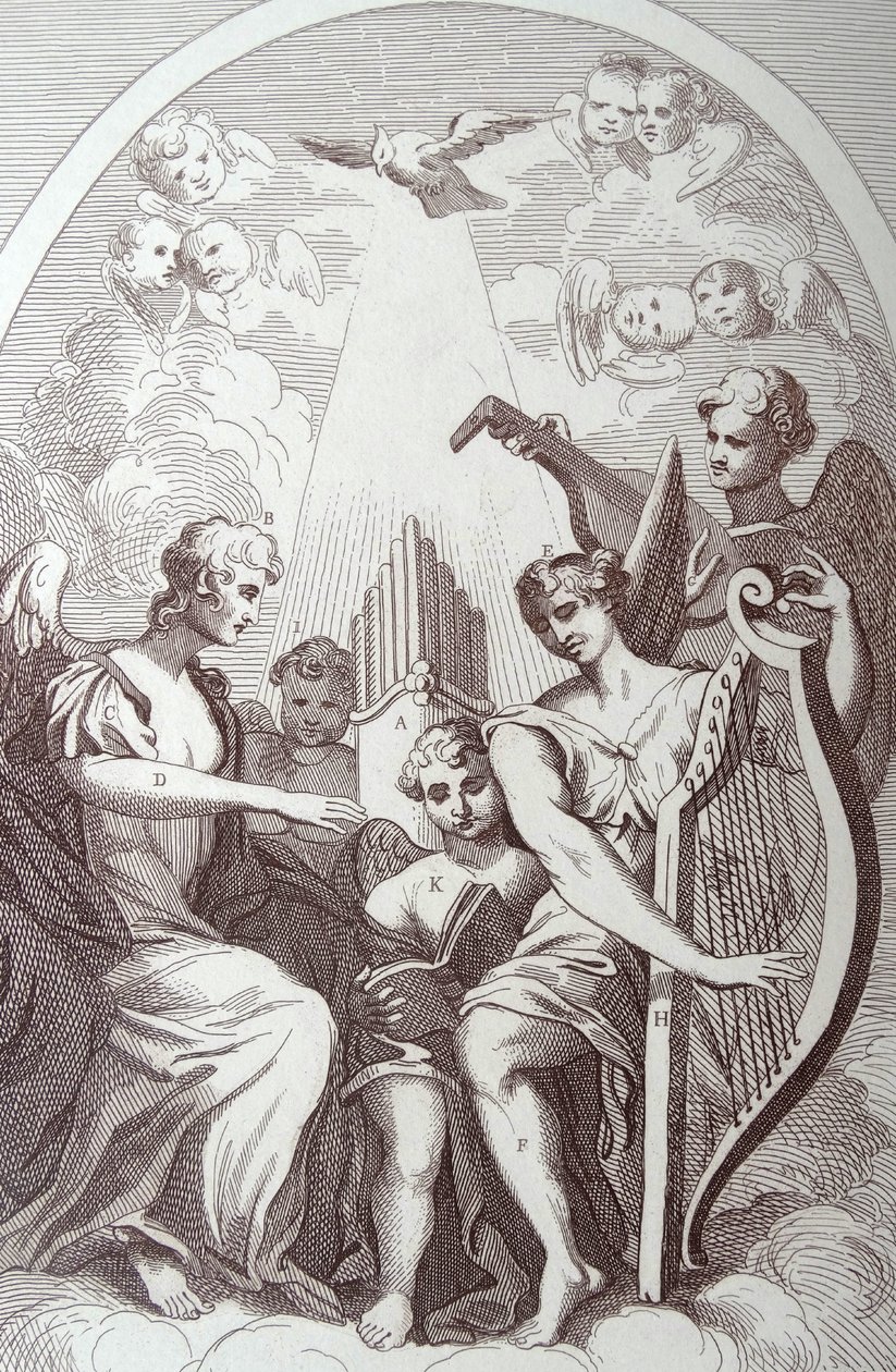 Burleska na ołtarzu Kenta w St. Clement Danes autorstwa William Hogarth