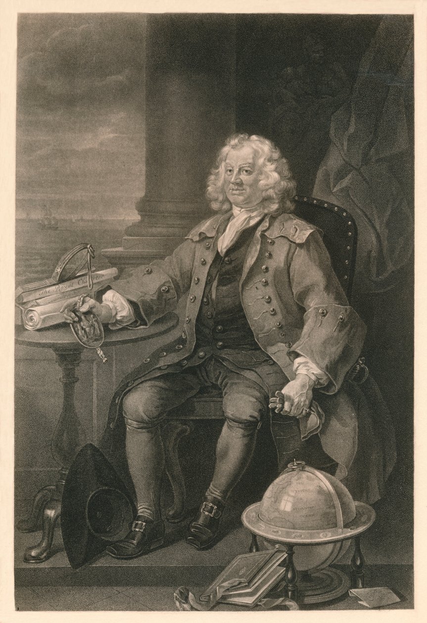 Kapitan Thomas Coram, 1740. autorstwa William Hogarth