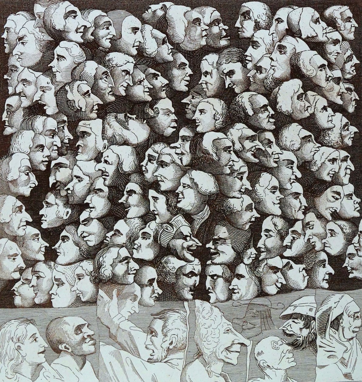 Postacie autorstwa William Hogarth