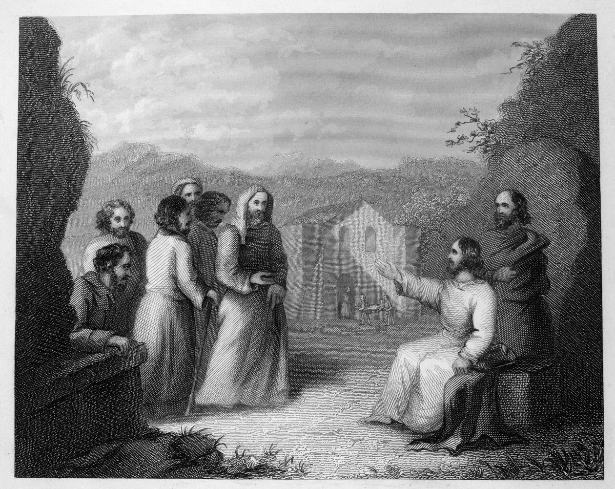 Chrystus i Jego uczniowie autorstwa William Hogarth