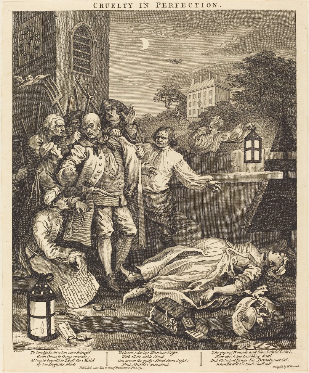 Okrucieństwo w doskonałości autorstwa William Hogarth