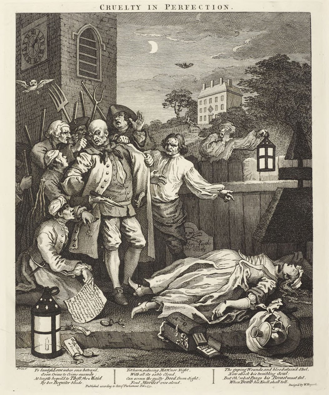 Okrutność w doskonałości autorstwa William Hogarth