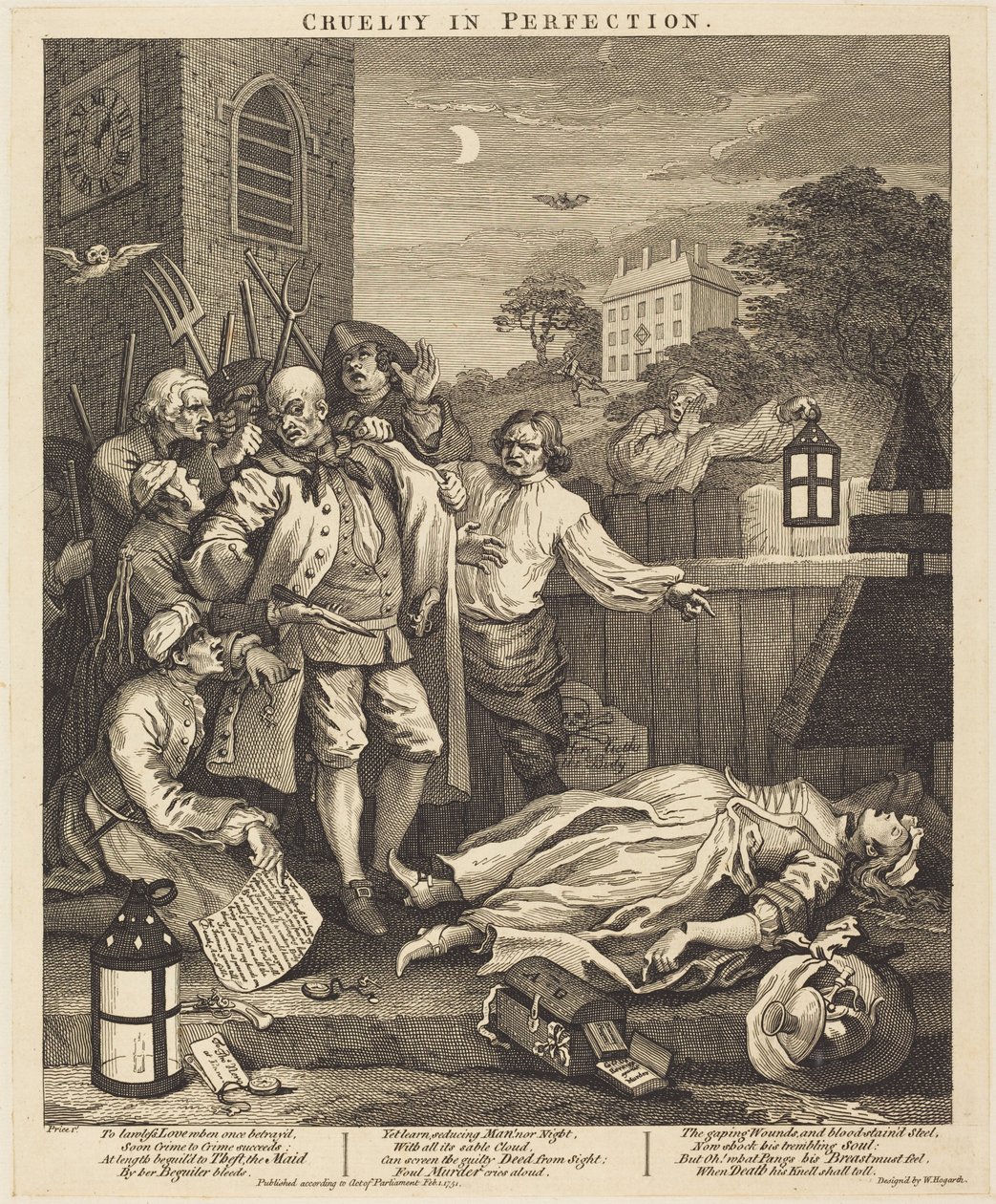 Okrucieństwo w doskonałości autorstwa William Hogarth