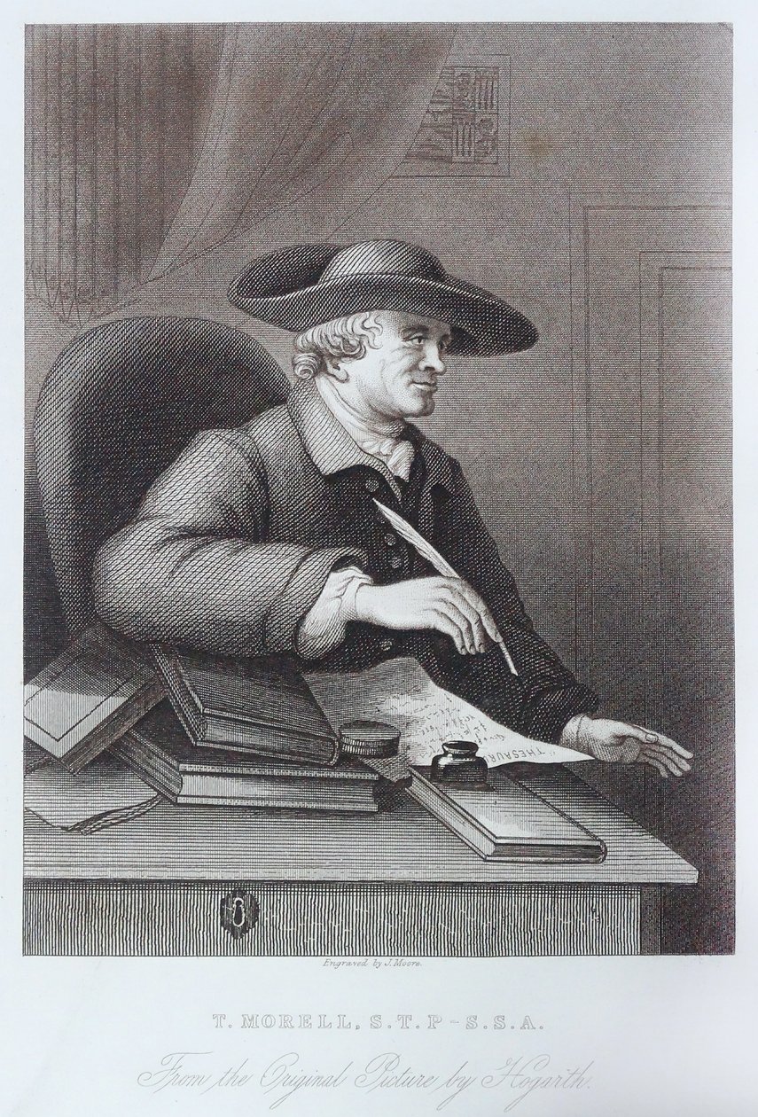 Grawerowanie T. Morella autorstwa Williama Hogartha autorstwa William Hogarth