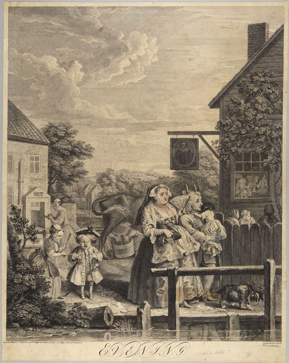 Wieczór autorstwa William Hogarth