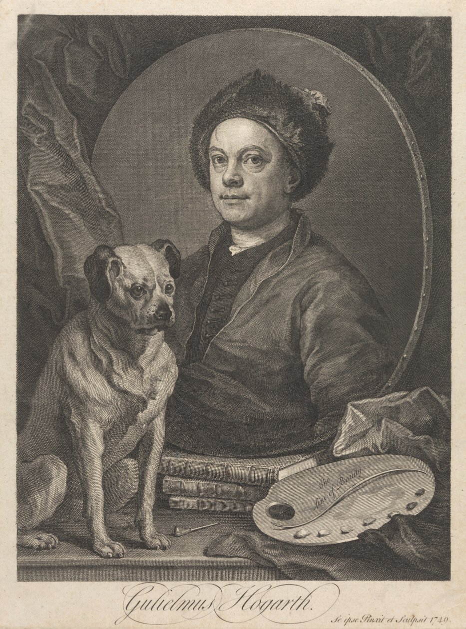 Gulielmus Hogarth autorstwa William Hogarth