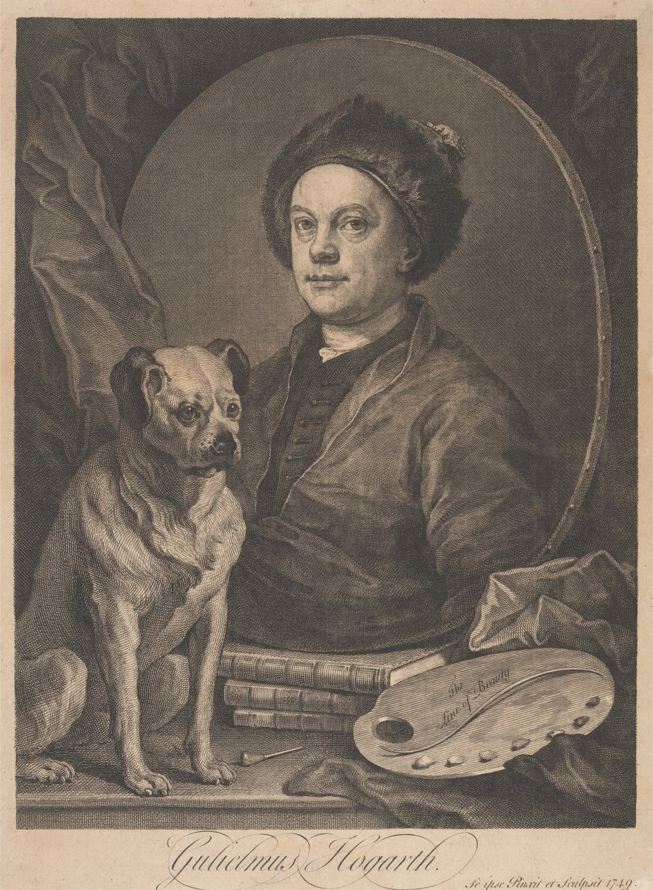 Gulielmus Hogarth autorstwa William Hogarth