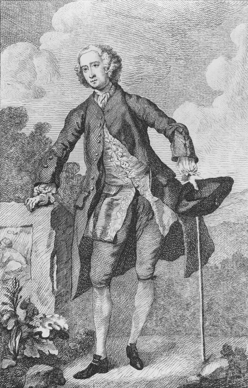 Gustaw Hamilton autorstwa William Hogarth