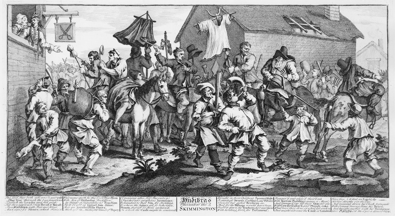 Hudibras spotyka Skimmingtona, z 