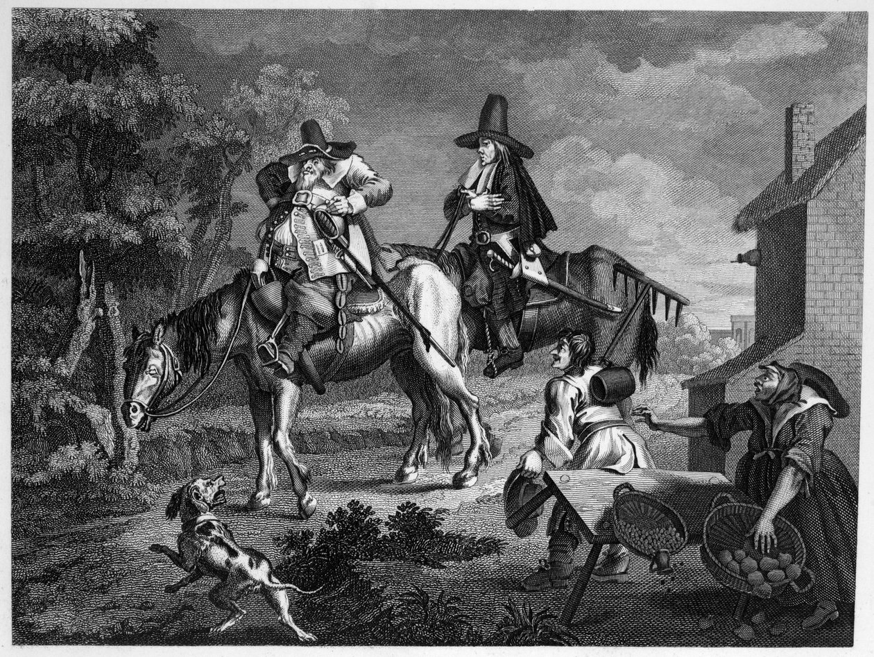 Hudibras Sallies Forth autorstwa William Hogarth