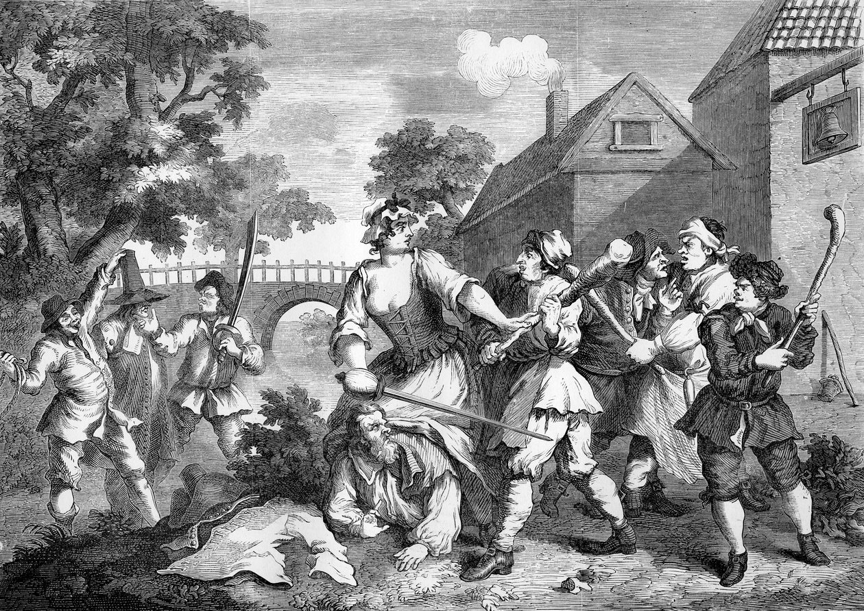 Hudibras autorstwa Williama Hogartha autorstwa William Hogarth