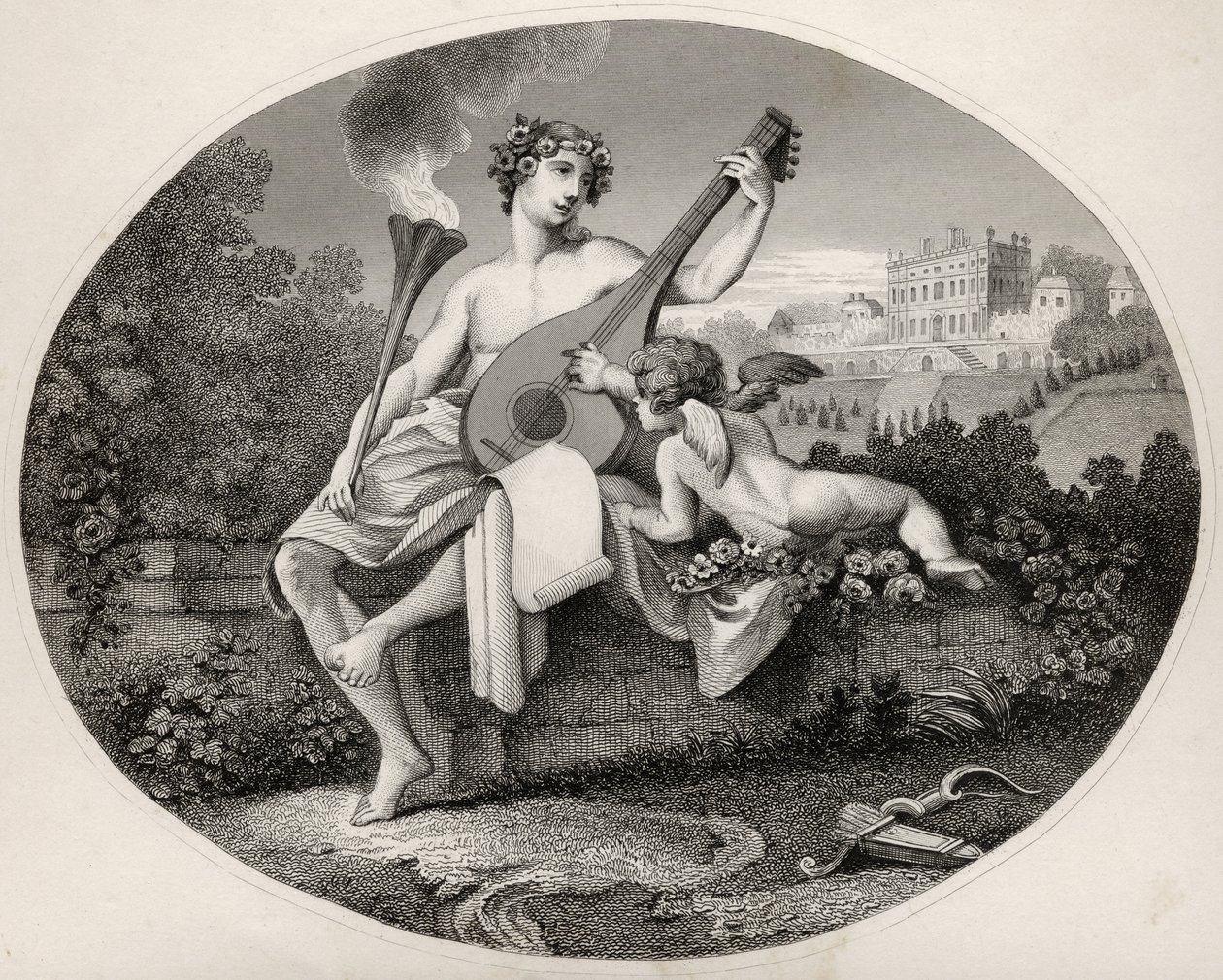 Hymen i Kupidyn, z "Dzieł Williama Hogartha", opublikowanych w 1833 r. autorstwa William Hogarth