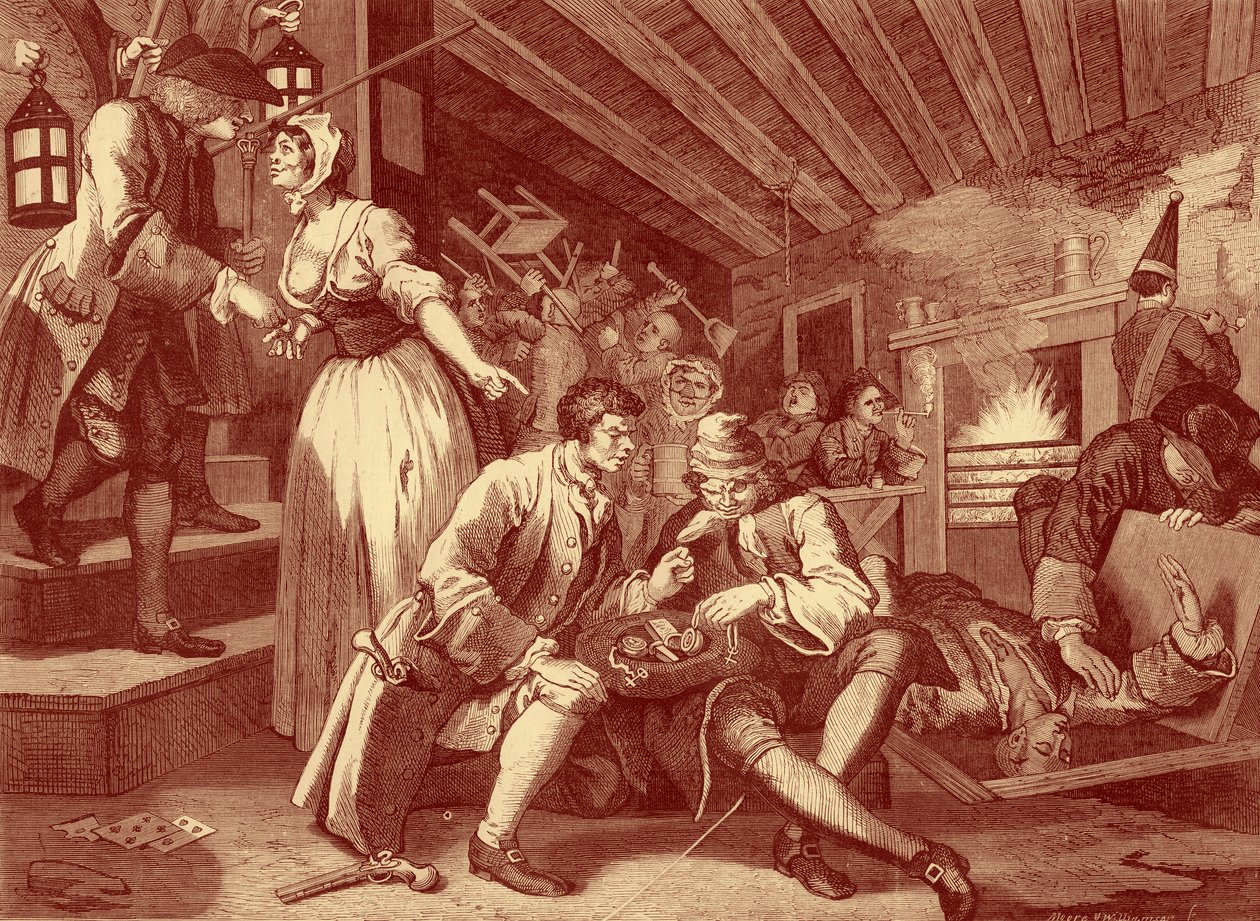 Przemysł i bezczynność Williama Hogartha autorstwa William Hogarth