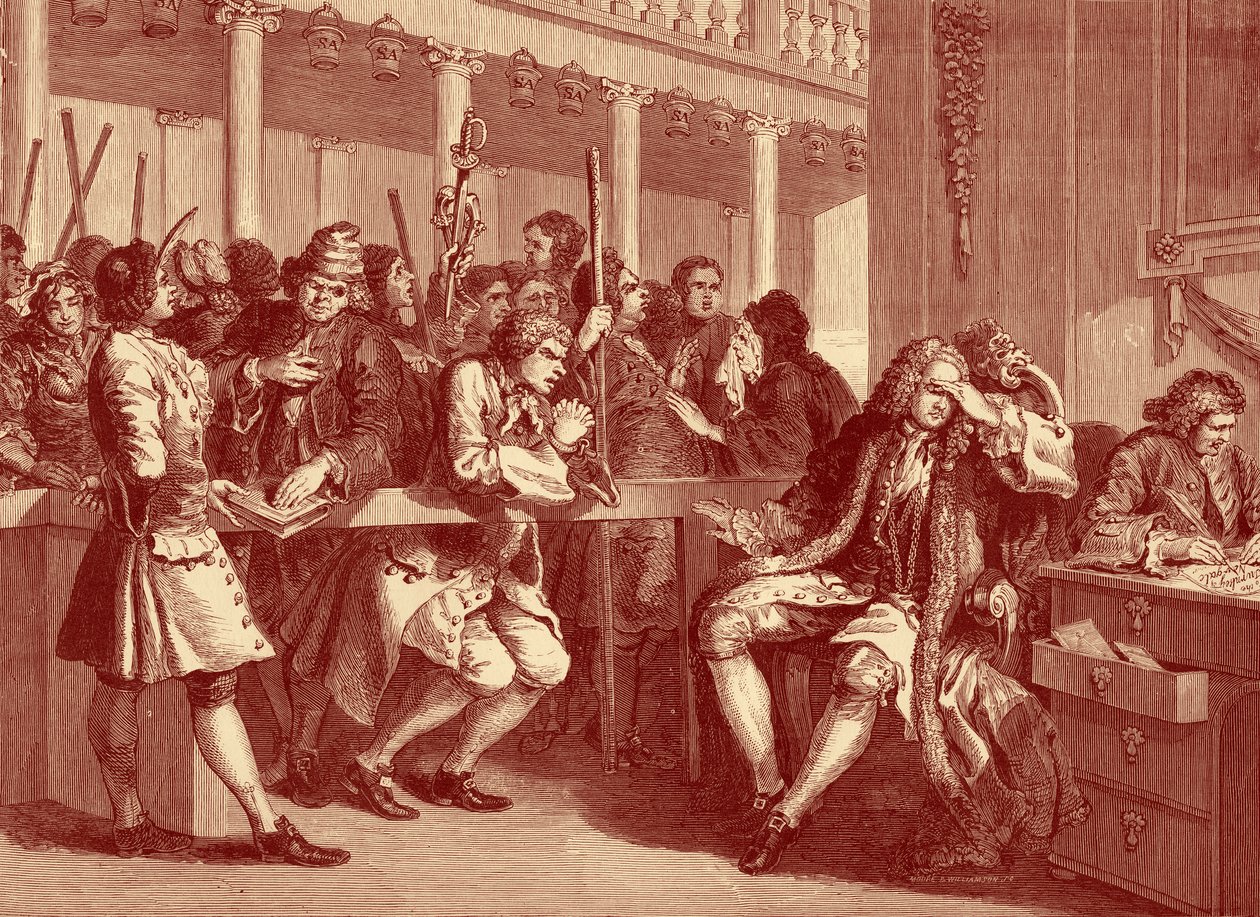Przemysł i bezczynność Williama Hogartha autorstwa William Hogarth