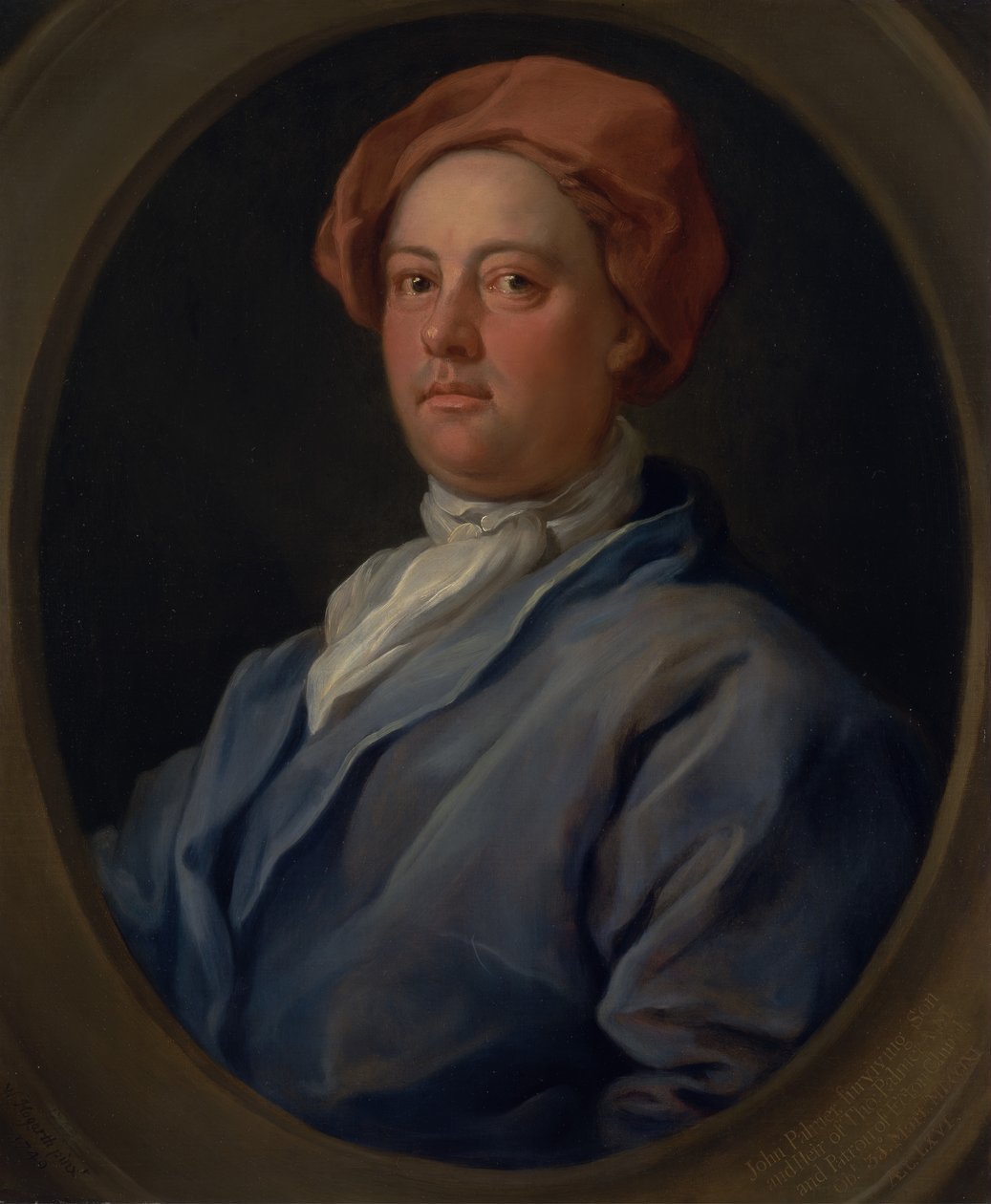 John Palmer, adwokat Świątyni Wewnętrznej, 1749. autorstwa William Hogarth