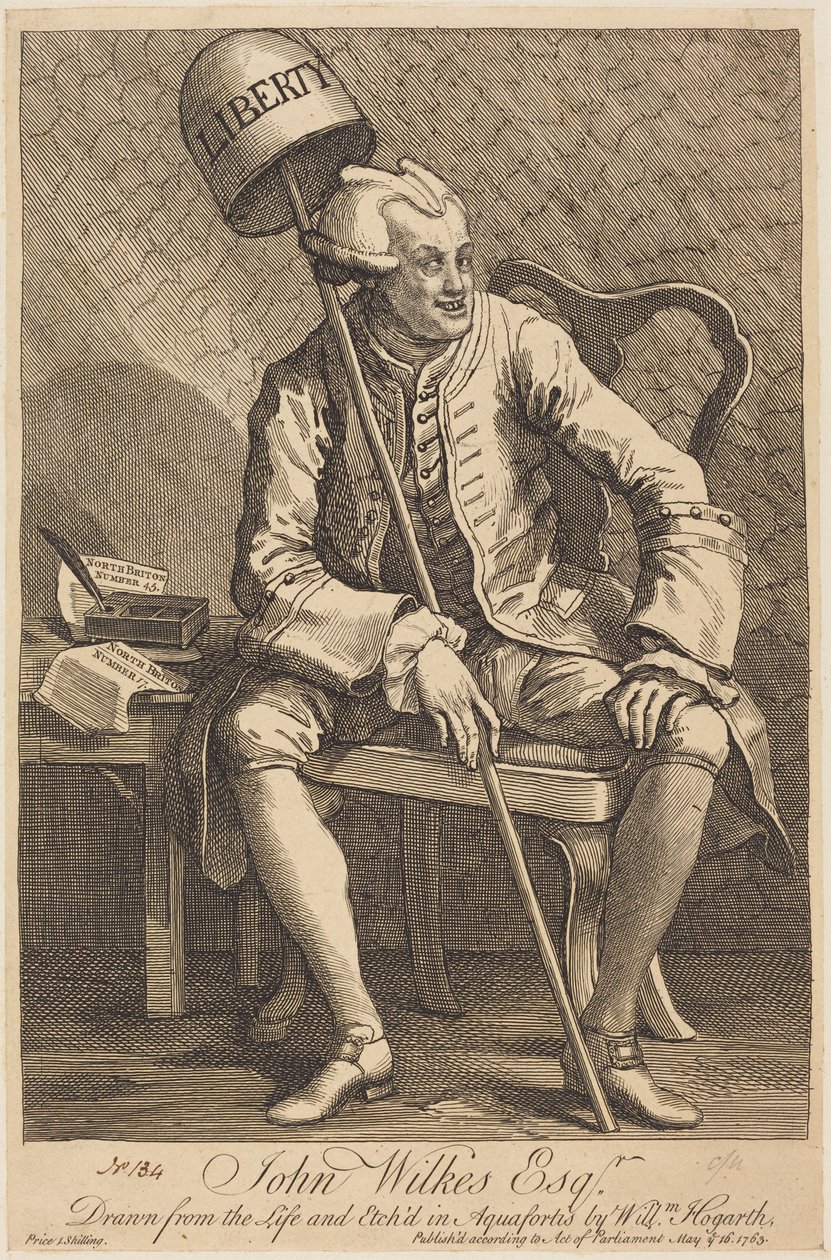 John Wilkes, Esq. autorstwa William Hogarth