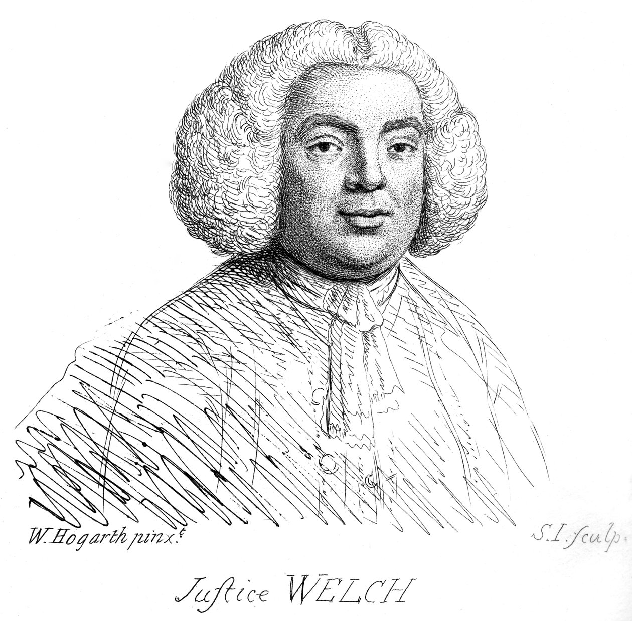 Sprawiedliwość Welch - portret autorstwa Williama Hogartha autorstwa William Hogarth