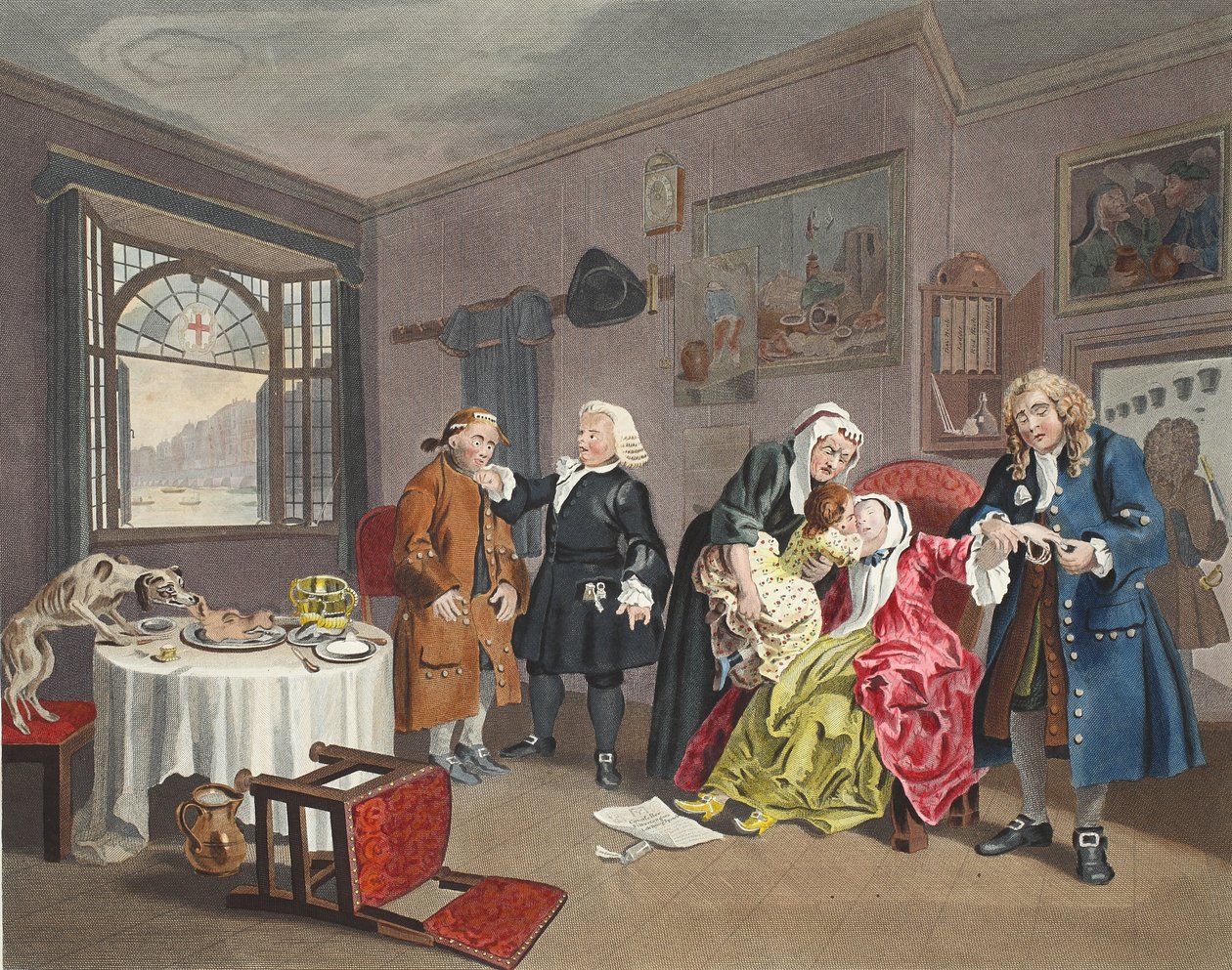 Marriage a la Mode, ilustracja VI, The Lady