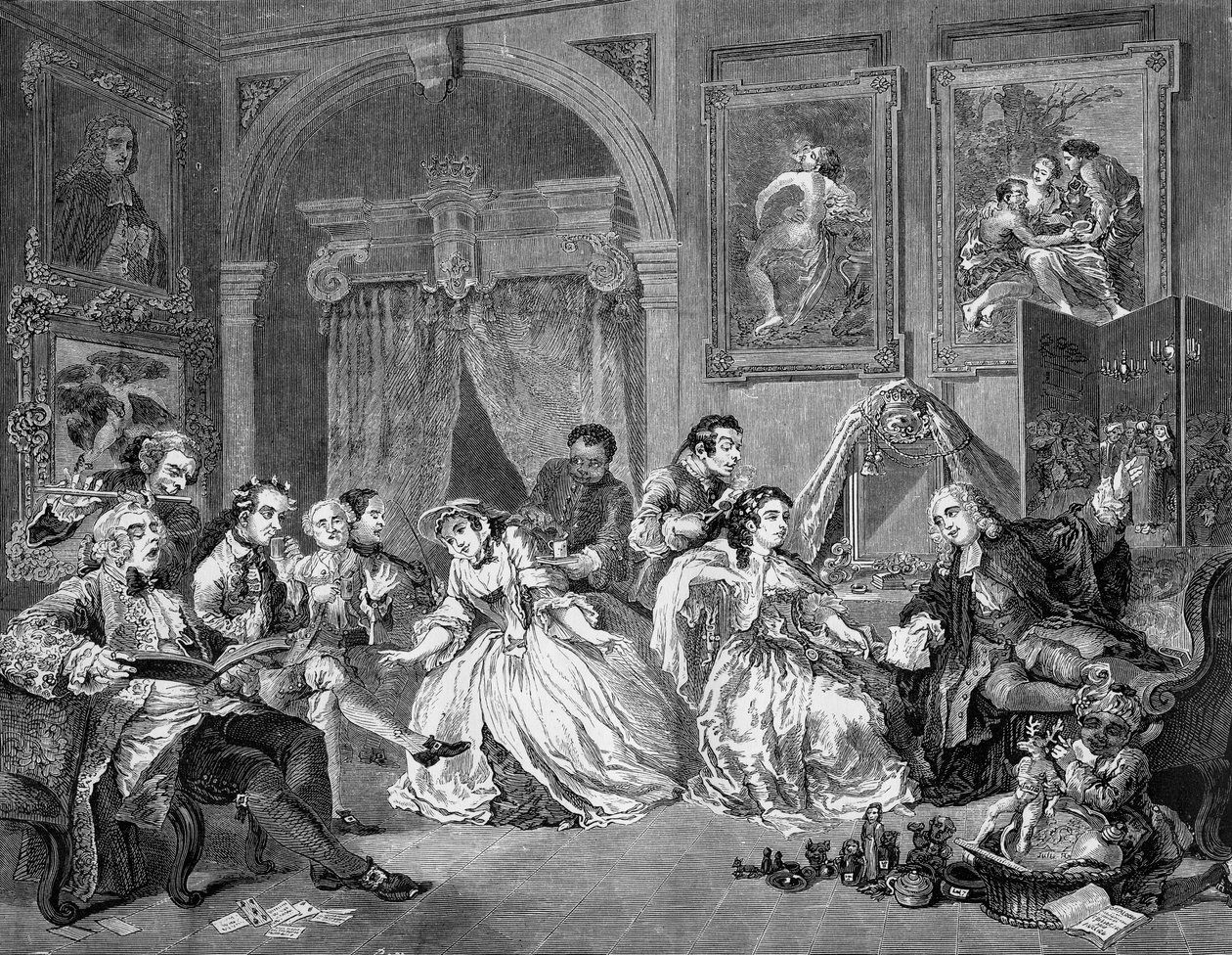 Małżeństwo a la Mode – William Hogarth autorstwa William Hogarth