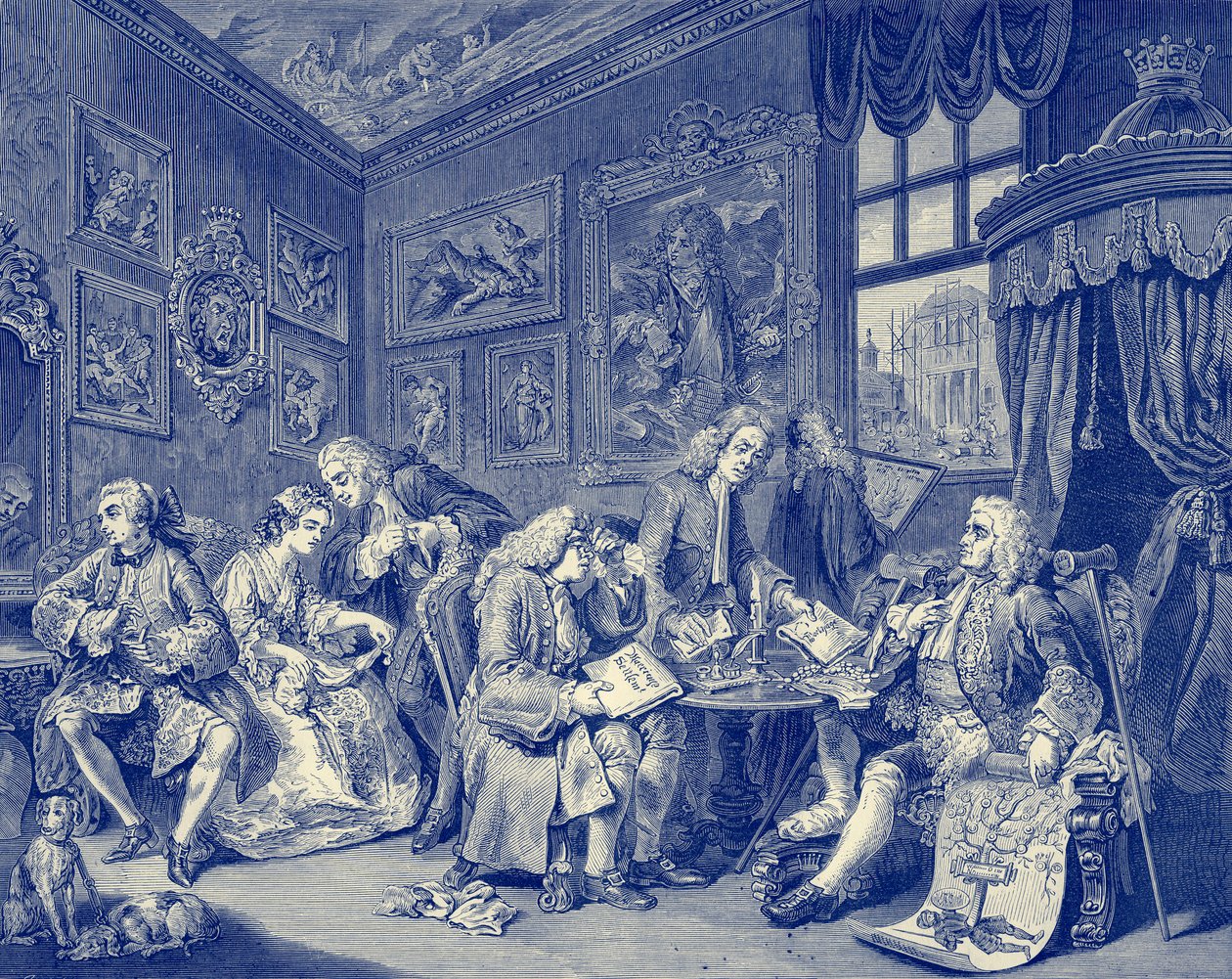 Małżeństwo a la Mode – William Hogarth autorstwa William Hogarth