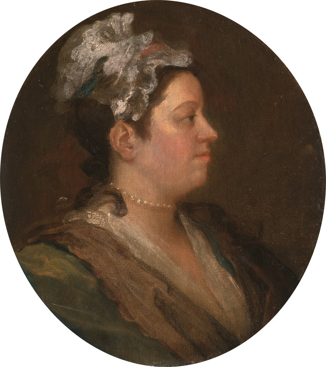 Mary Hogarth (1699-1741), ok. 1740 (przed rozmową) (zob. 174877) autorstwa William Hogarth