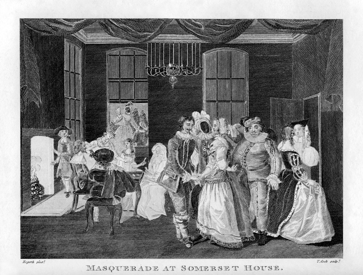 Maskarada w Somerset House autorstwa Williama Hogartha autorstwa William Hogarth