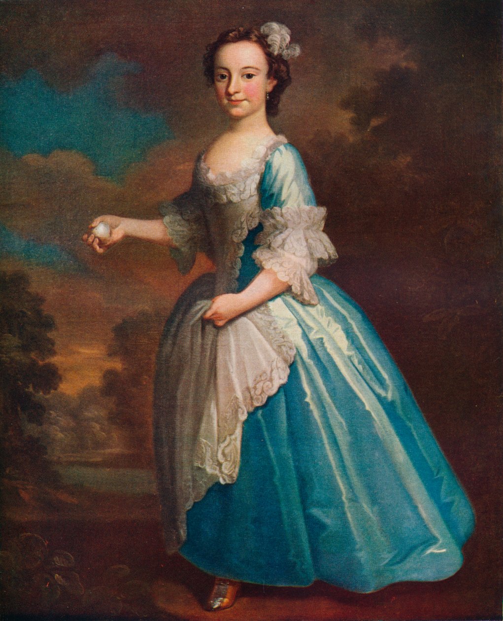 Panna Elizabeth Hatch — William Hogarth., 1929 autorstwa William Hogarth