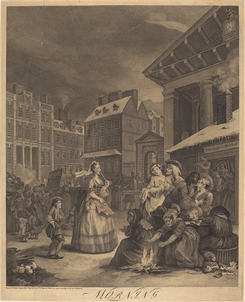 Poranek autorstwa William Hogarth